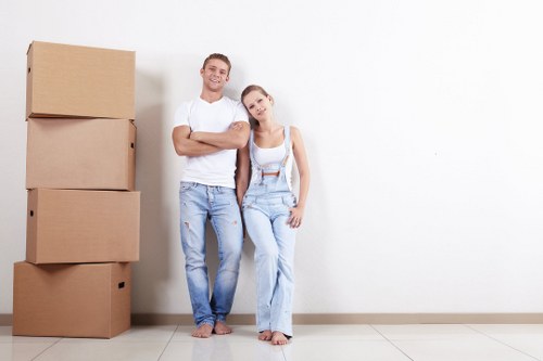 Local removals team helping with a move in Hydepark