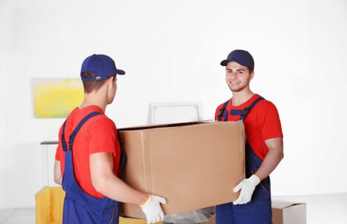 House movers handling access and parking challenges