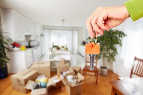Local moving team handling furniture transport in Hydepark