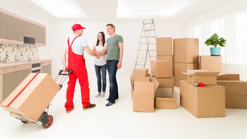 Local Hydepark office relocation with careful loading