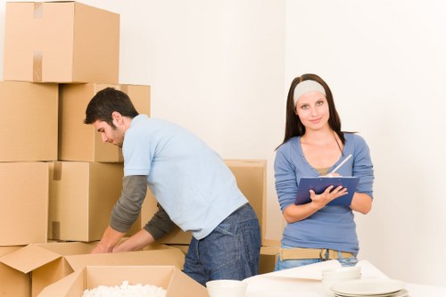 Local movers handling boxes and household items in Hydepark