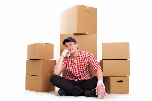 House removals service assisting a family move in Hydepark